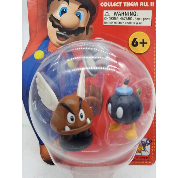 Paragoomba and Bob-Ombi Figure - Super Mario Bros 2007 - Picture 1 of 3